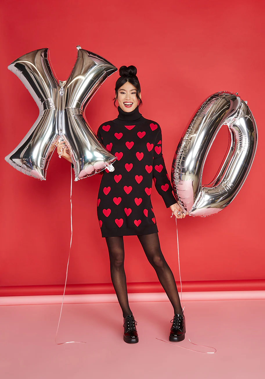 Love All Around Turtleneck Sweater Dress - Olabens