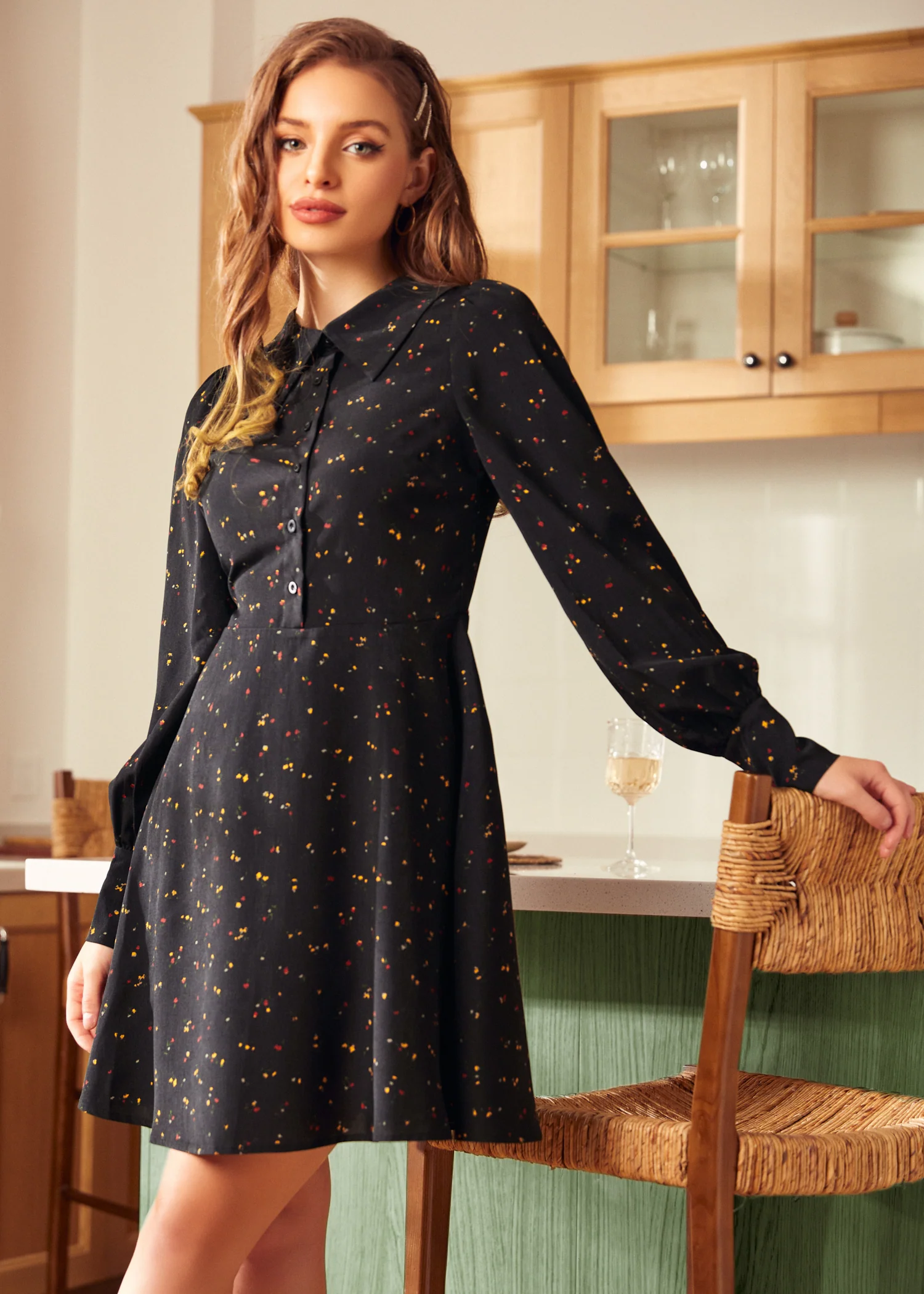 Meet Me at the Sock Hop Fit & Flare Dress - Olabens