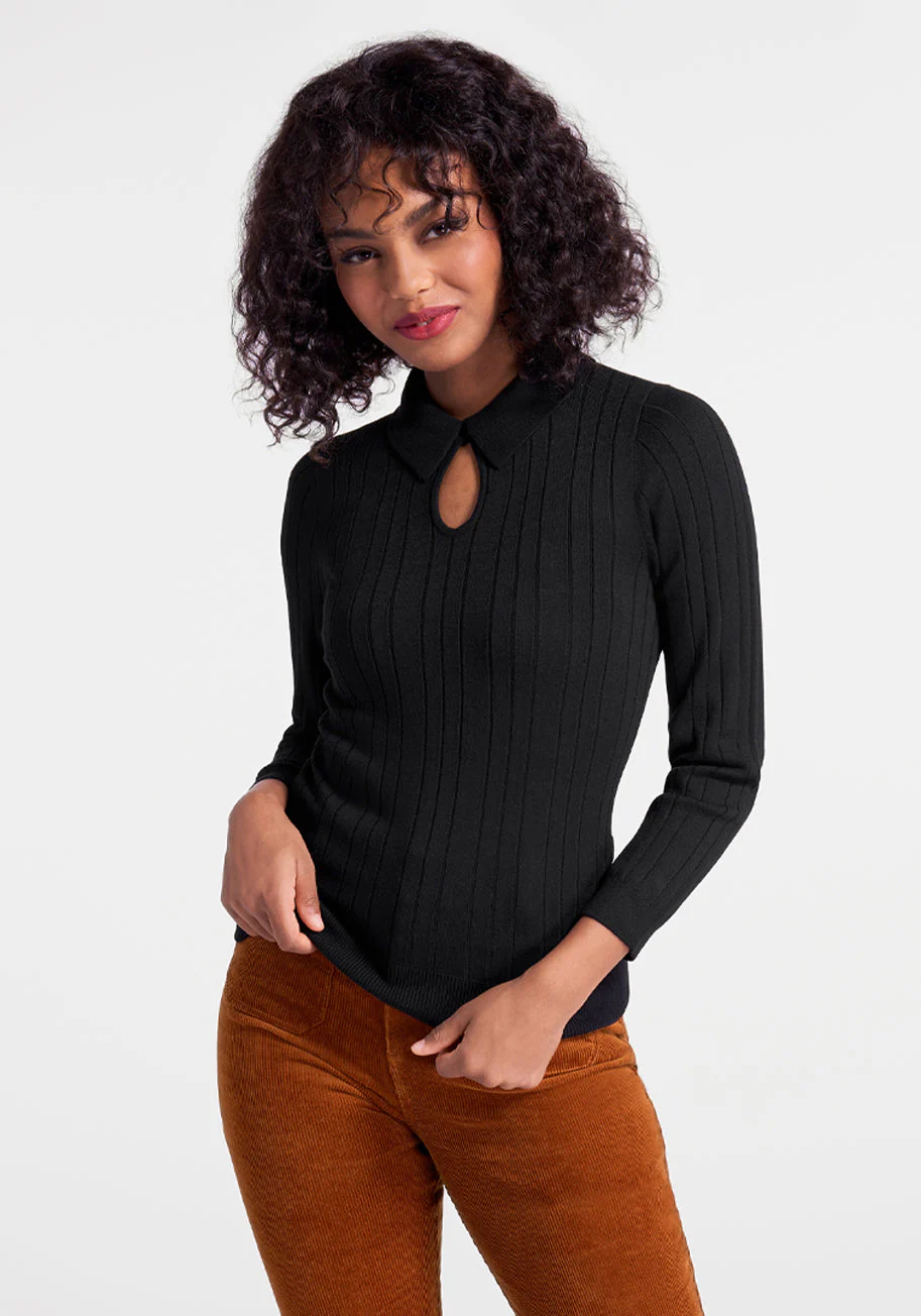 One Good Turn Keyhole Sweater - Olabens