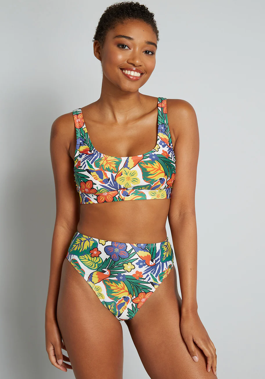 The Franky High-Waisted Bikini Bottom - Olabens