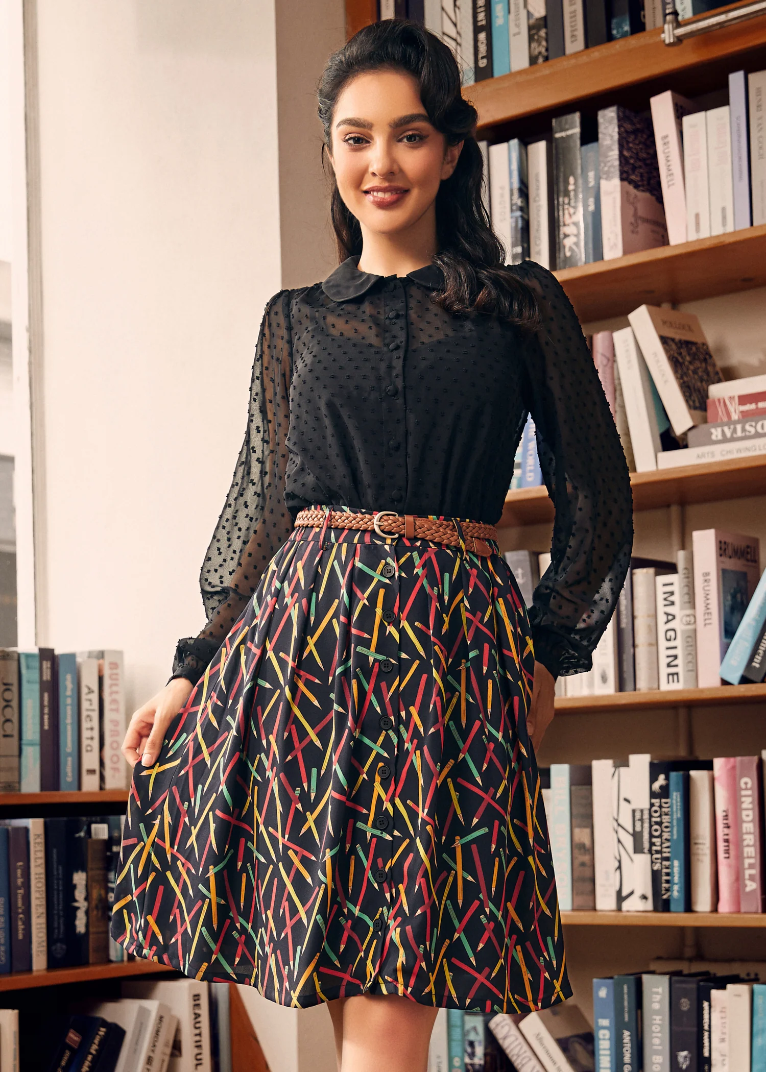 Bookstore's Best Skirt - Olabens