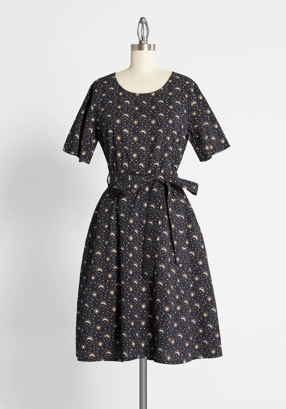 Consulting the Stars A-Line Dress - Olabens