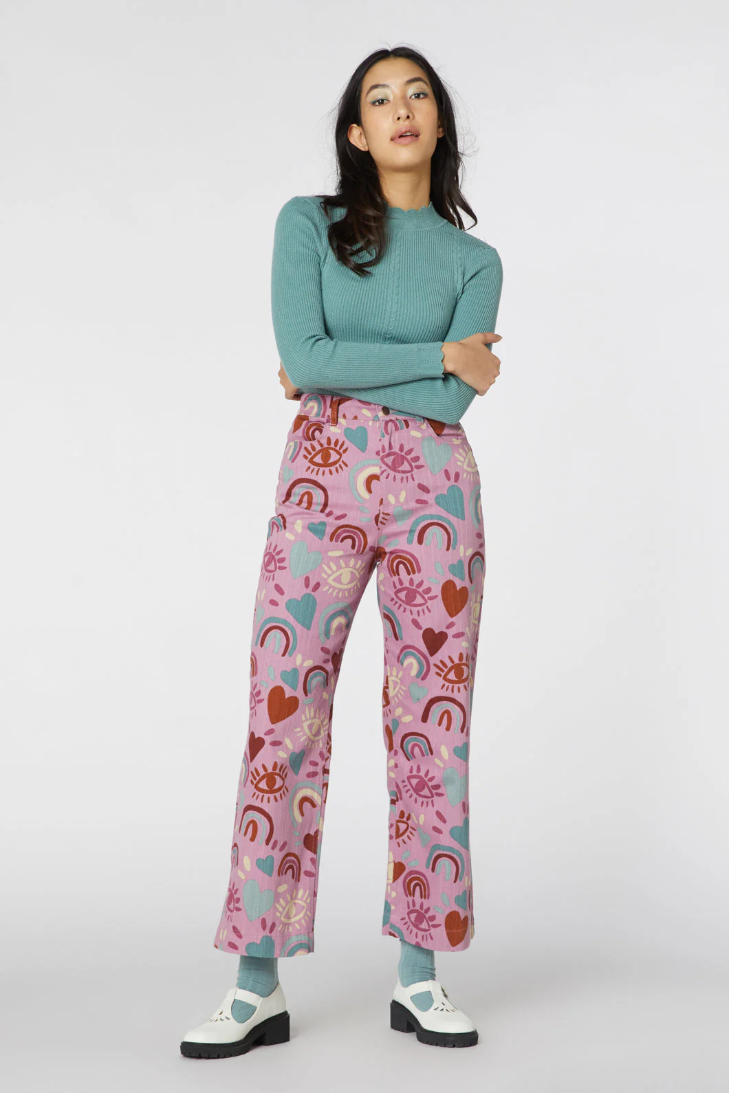 I Love Rainbows Jean - Olabens