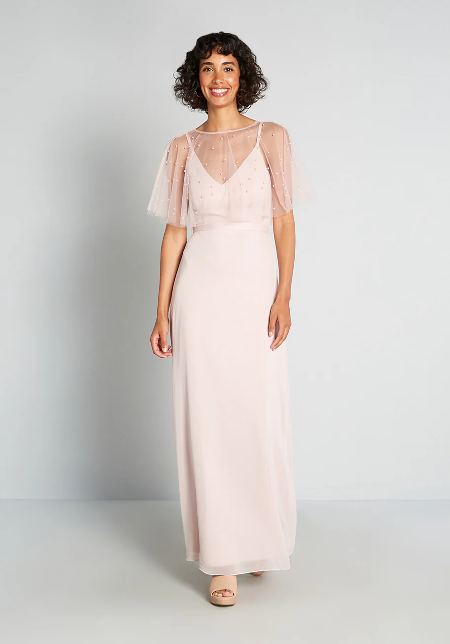 Misty Pink Perfection Maxi Dress - Olabens