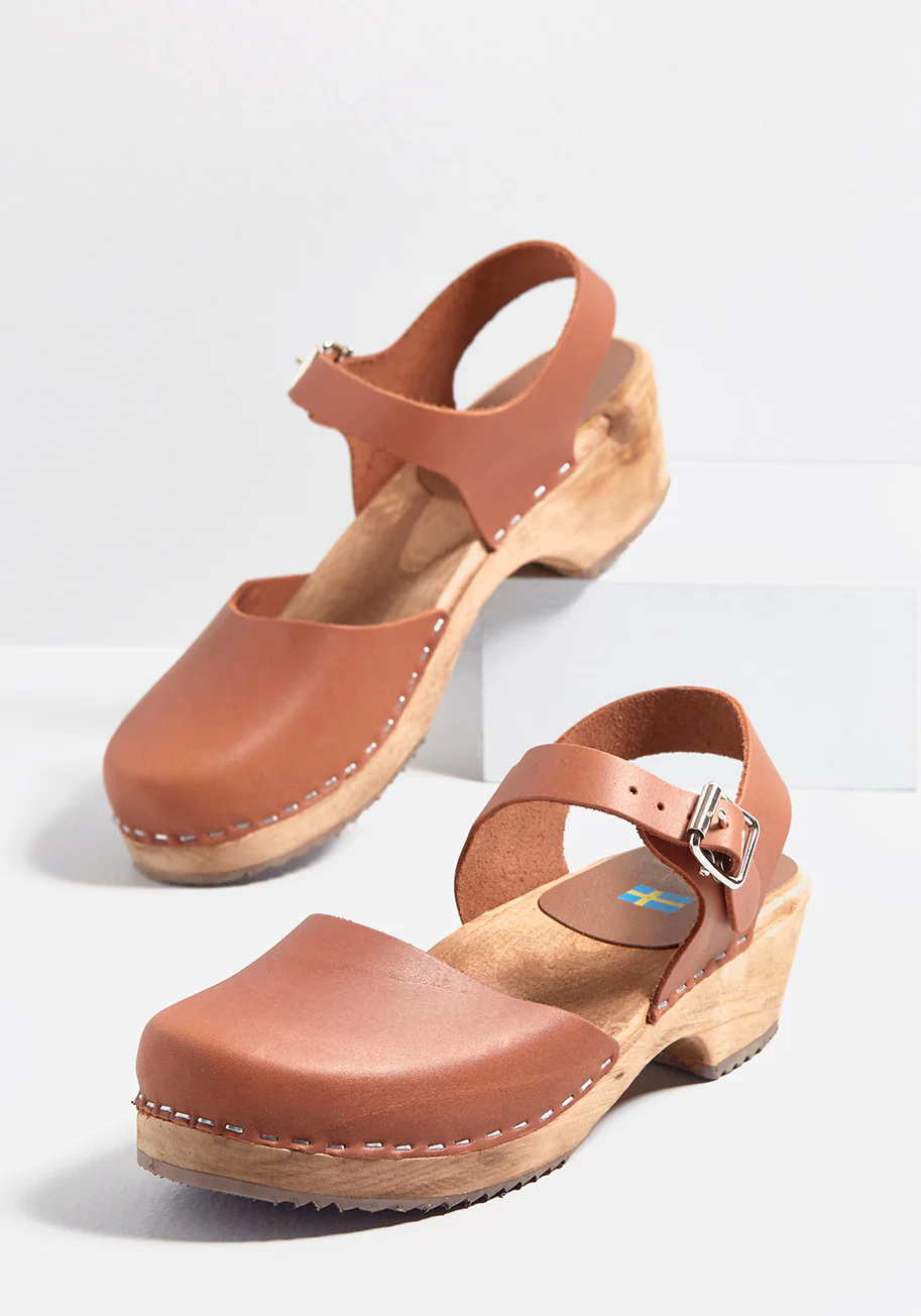 Sodermalm Saunter Leather Clog - Olabens