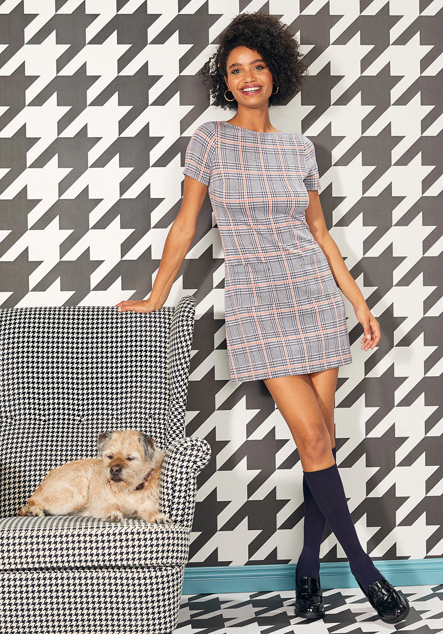 Don't Be Plaid About Fall Shift Dress - Olabens
