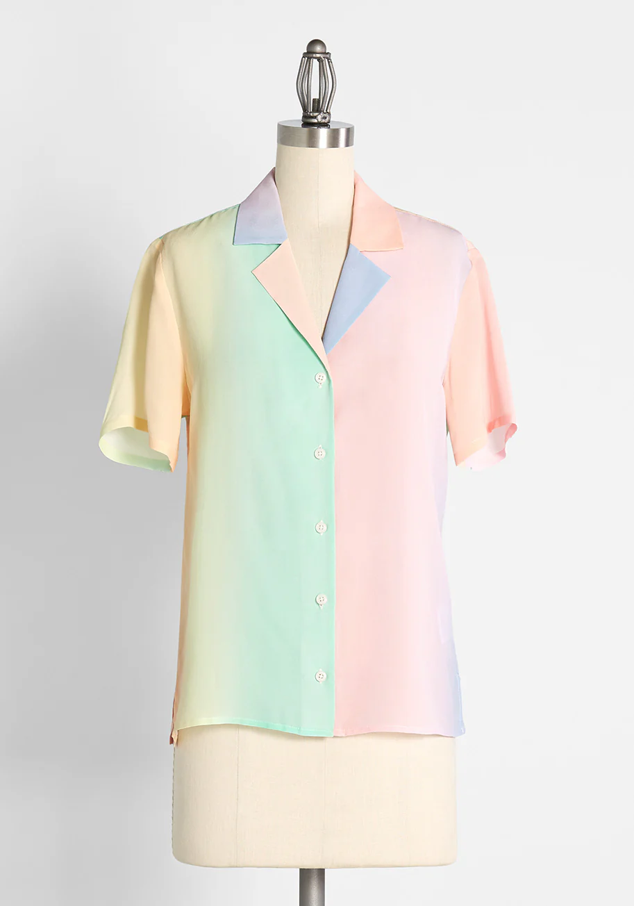 Call It a Classic Silk Camp Collar Shirt - Olabens