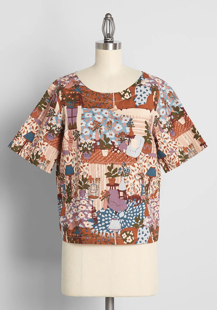 Lounging Cat's Lair Top - Olabens