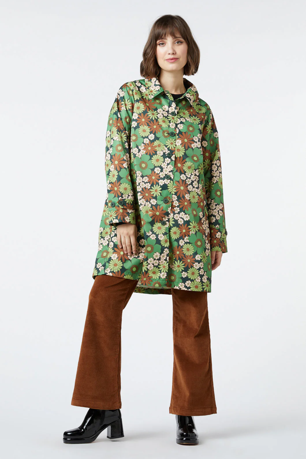 Bridgette Collared Raincoat - Olabens