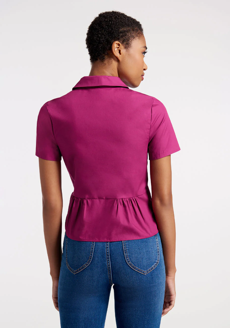 Such Sweetness Peplum Top - Olabens