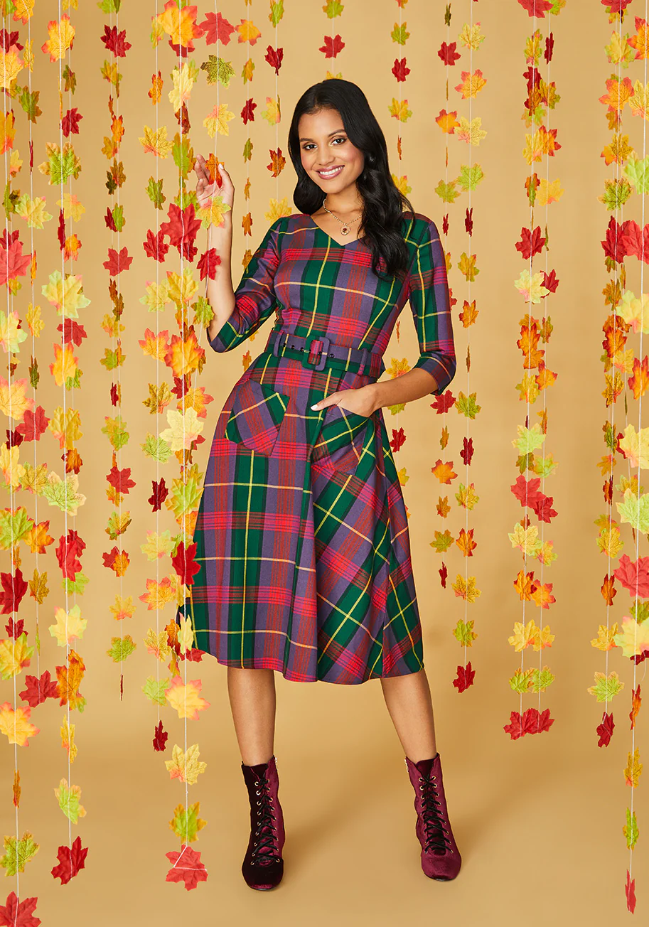 Sure To Be Splendid Swing Dress - Olabens