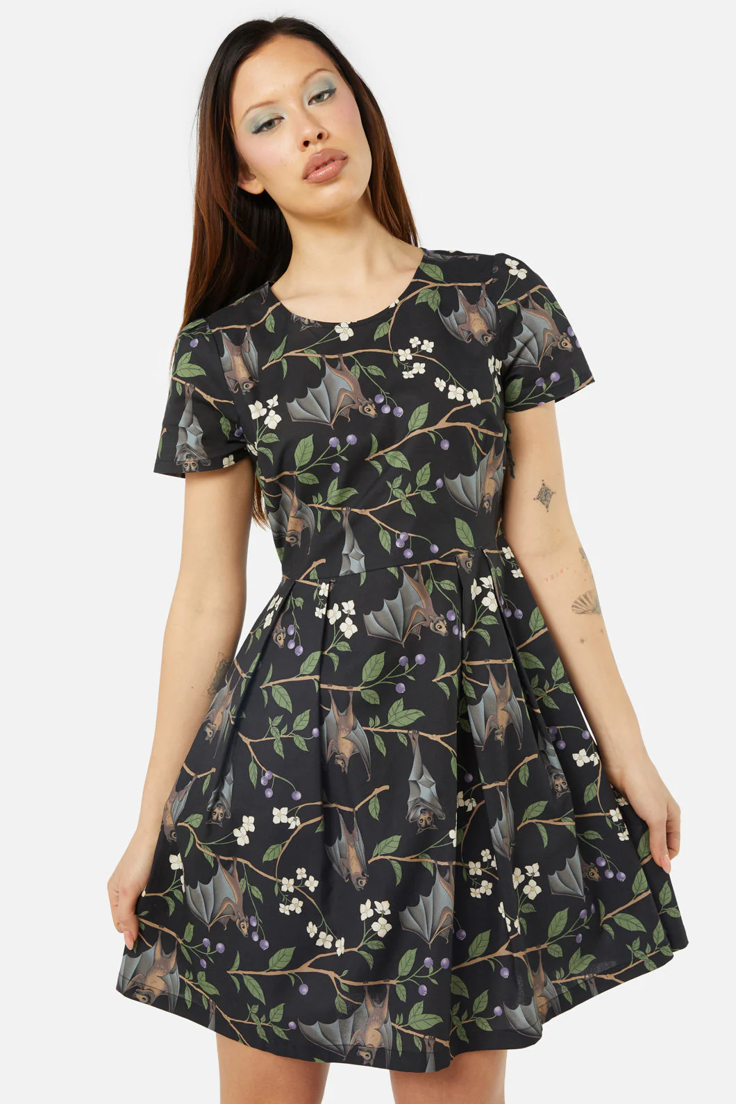 Old World Printed Dress - Olabens