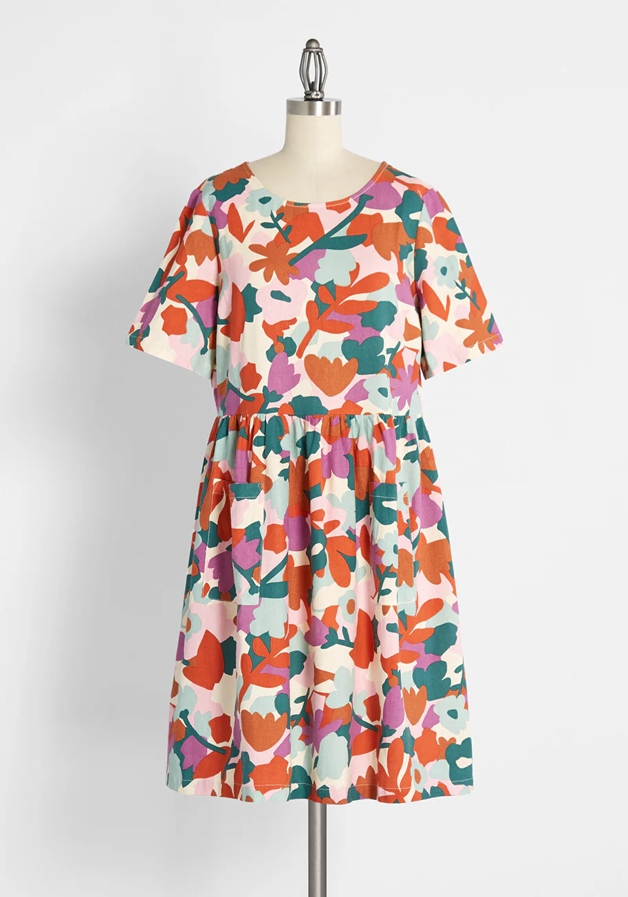 Springtime Impressions Babydoll Dress - Olabens