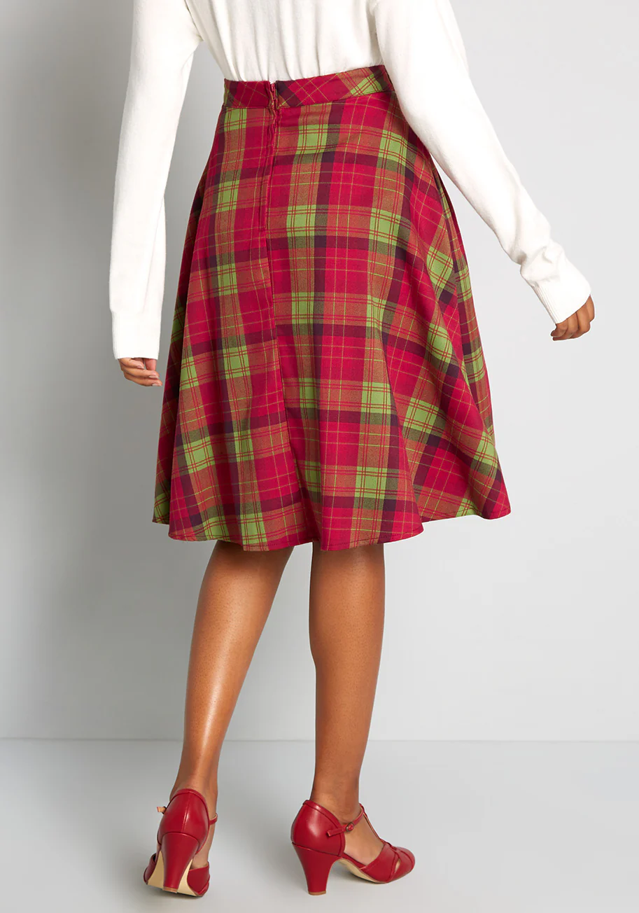 Abundance Of Cheer Swing Skirt - Olabens