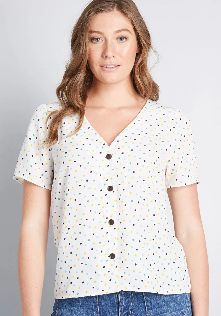 Outstanding Companion Button-Up Top - Olabens