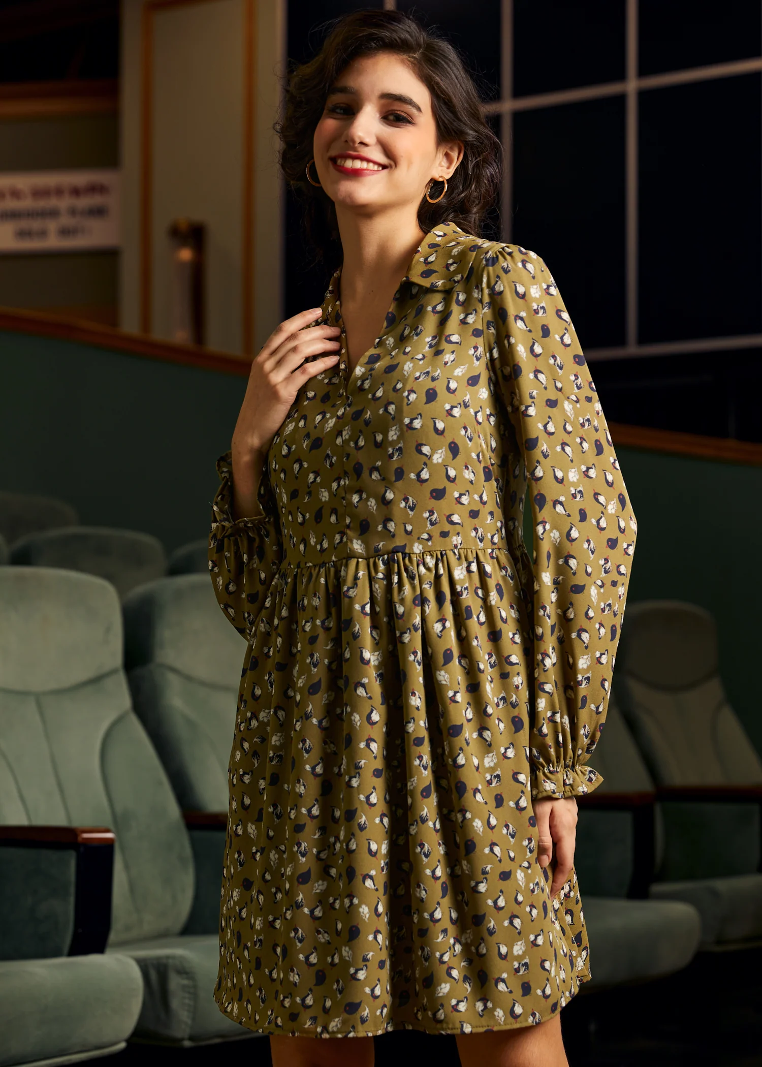 A Trip Down Memory Lane A-Line Dress - Olabens