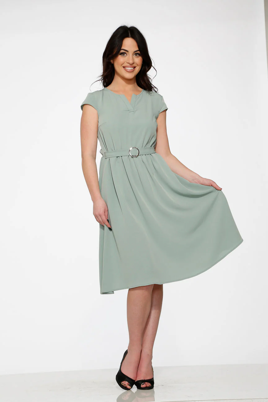 Aqua Swing Dress - Olabens