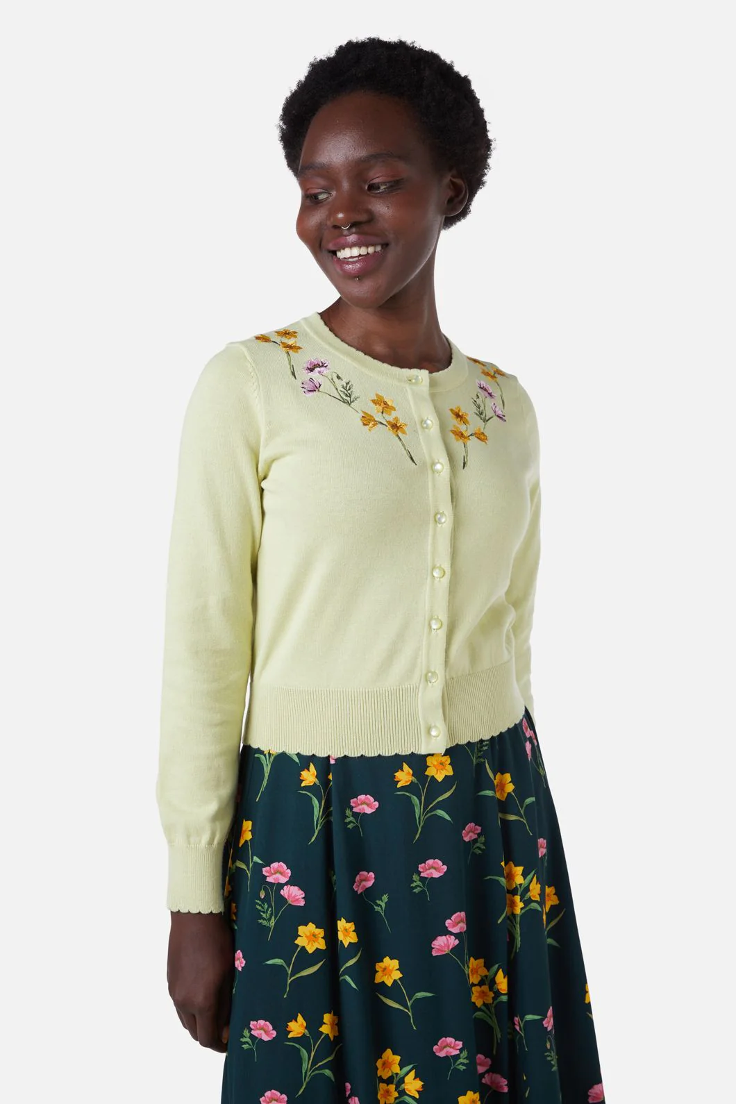 Poppy & Daffodil Cardi - Olabens