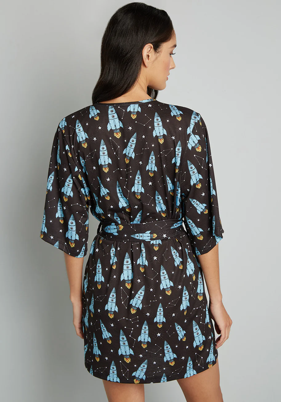 Mornings Are A Blast Lounging Robe - Olabens