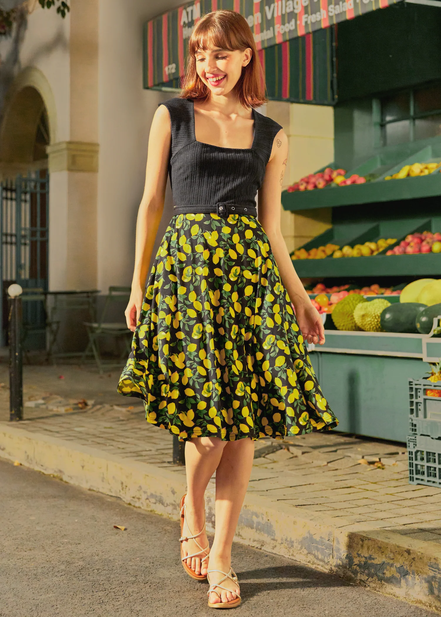The Lemonade Stand Stunner Dress - Olabens