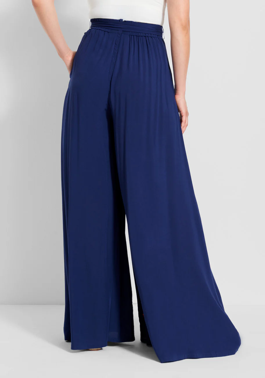 Isnyt x Collectif A Cacti Collaboration Wide-Leg Pants - Olabens