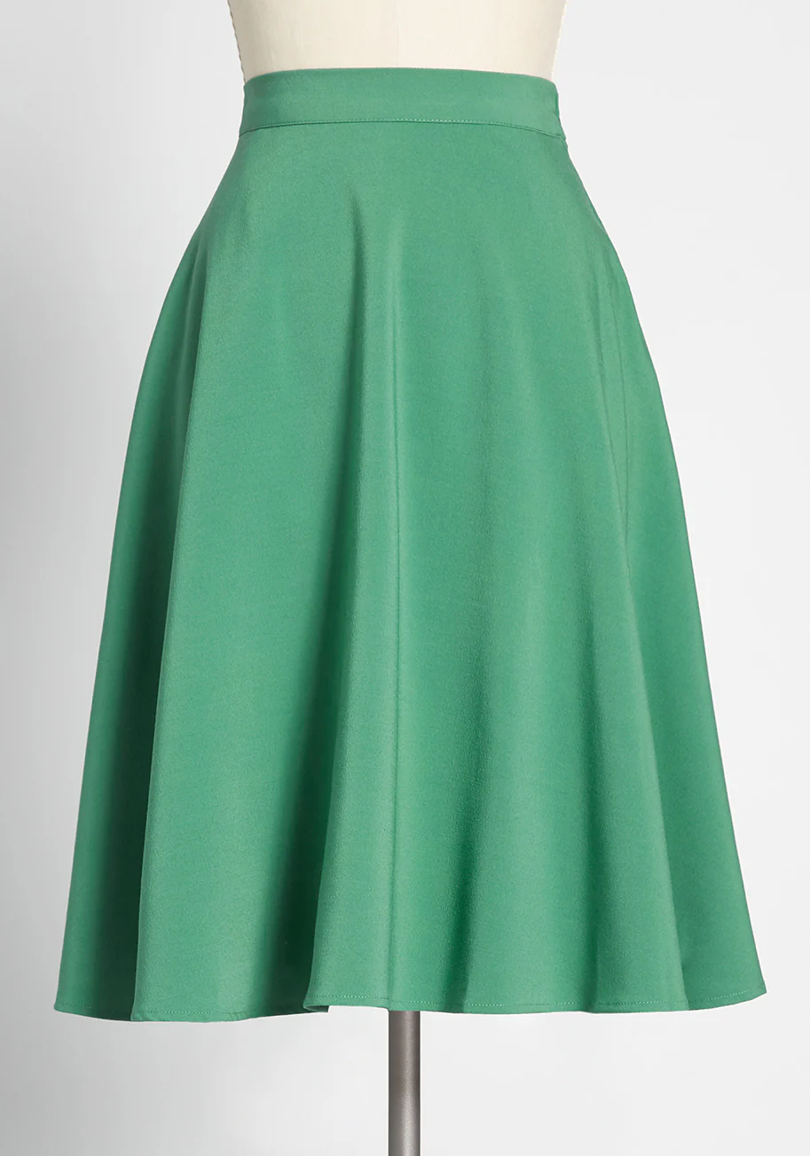 Just This Sway A-Line Skirt - Olabens