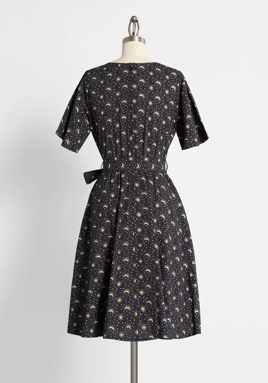 Consulting the Stars A-Line Dress - Olabens