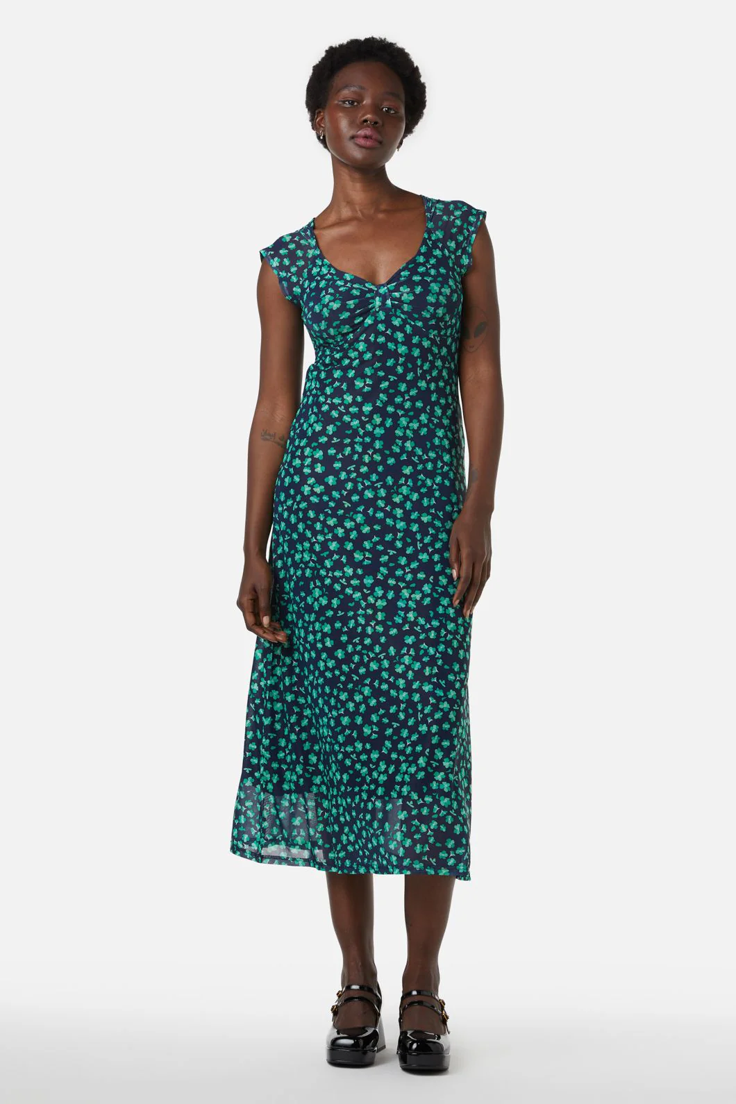 Mille Fleur Mesh Dress - Olabens