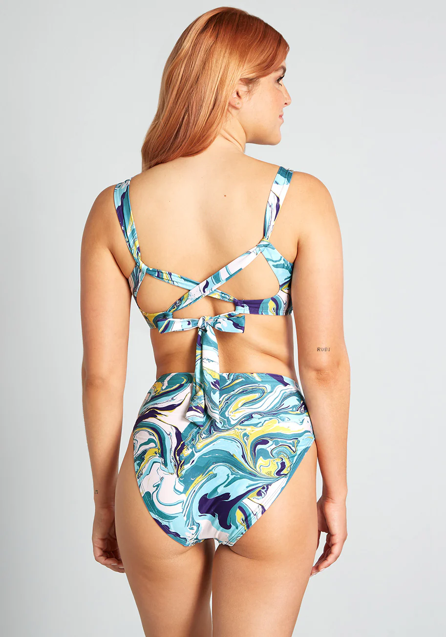 The Franky High-Waisted Bikini Bottom - Olabens