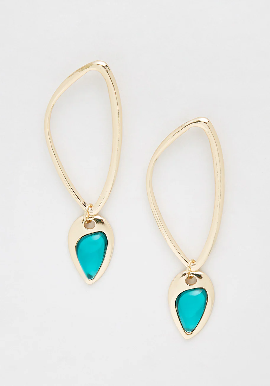 Shining Waters Drop Earrings - Olabens