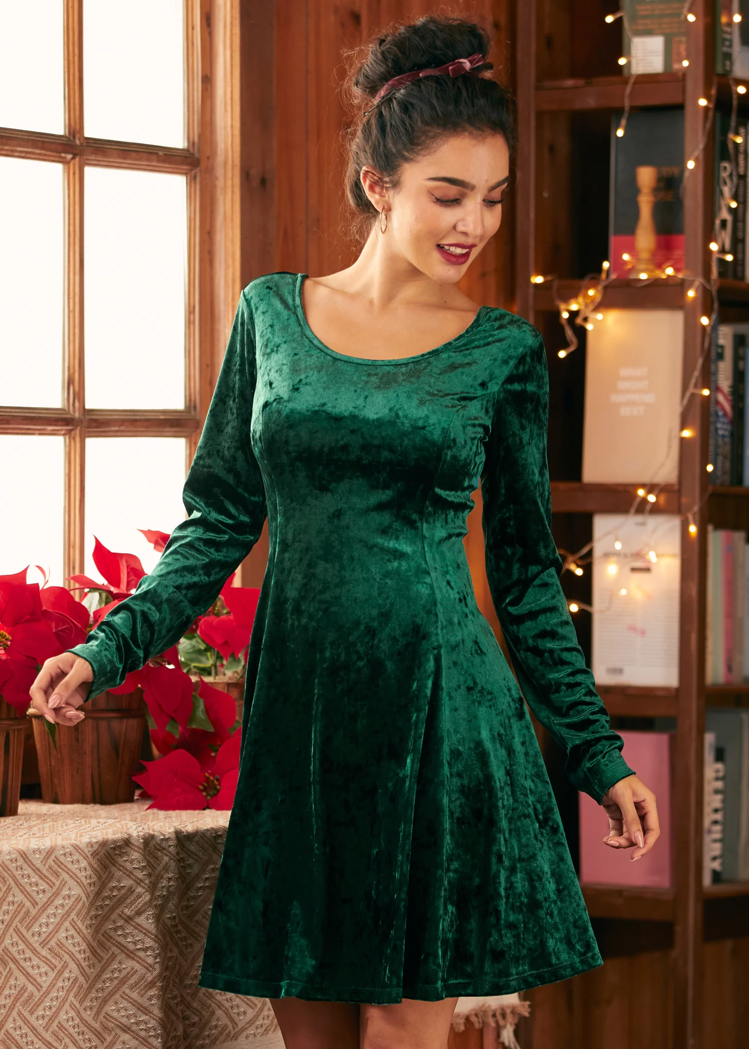 Retro Radiance Fit & Flare Dress - Olabens