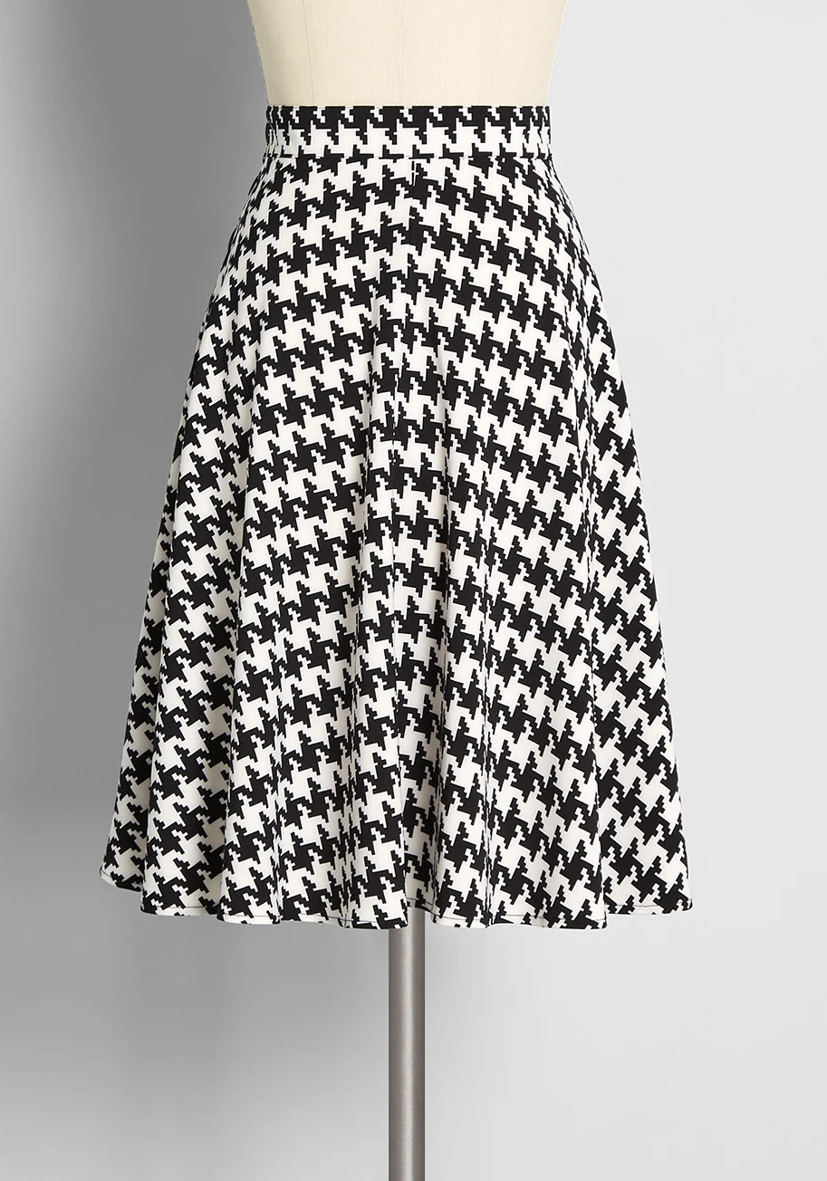 Amazing By Contrast A-Line Skirt - Olabens