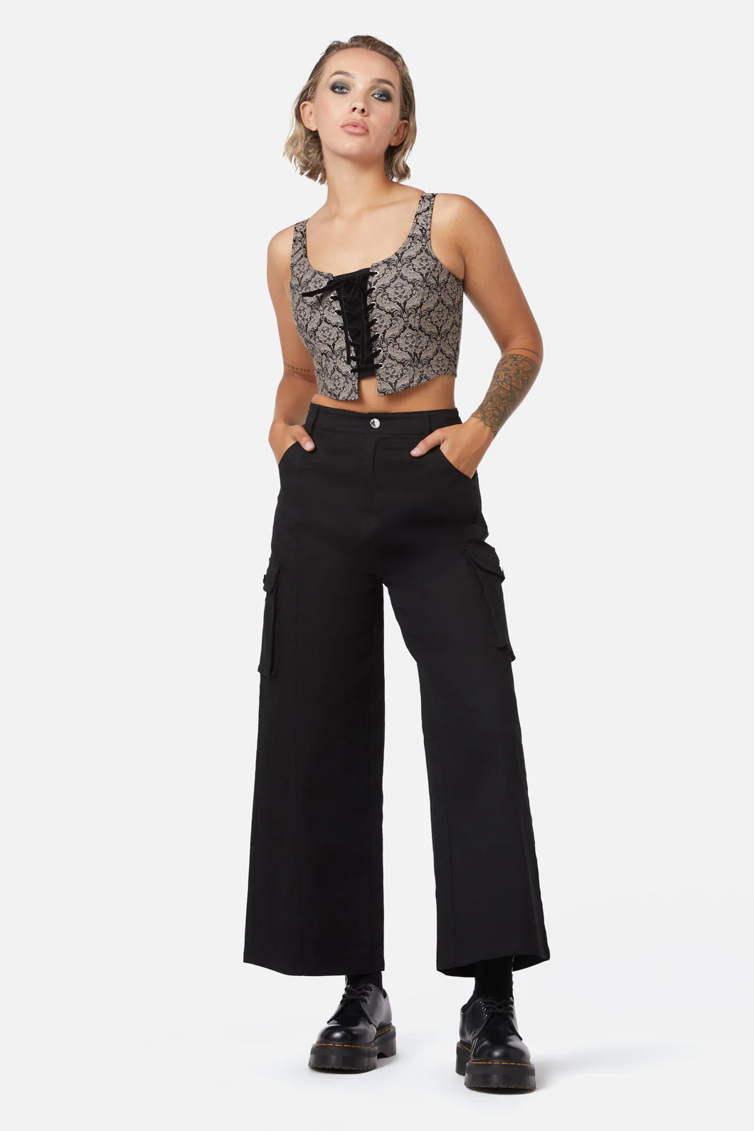 Ceremonial Lace Up Corset - Olabens