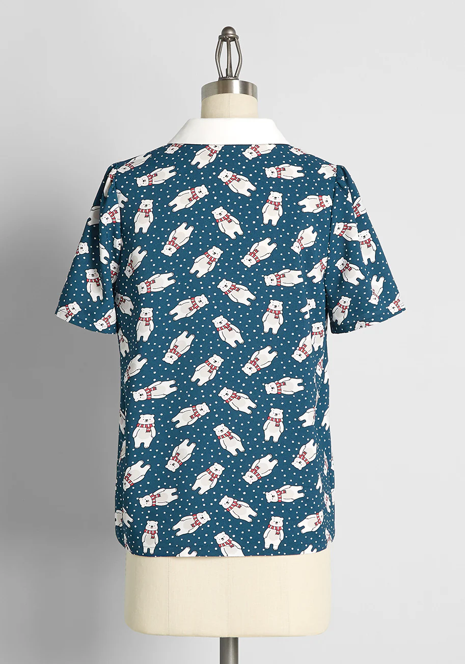 Positive First Impressions Tie-Neck Blouse - Olabens