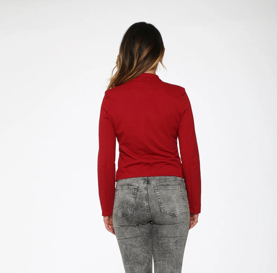 Red Military Jacket - Olabens