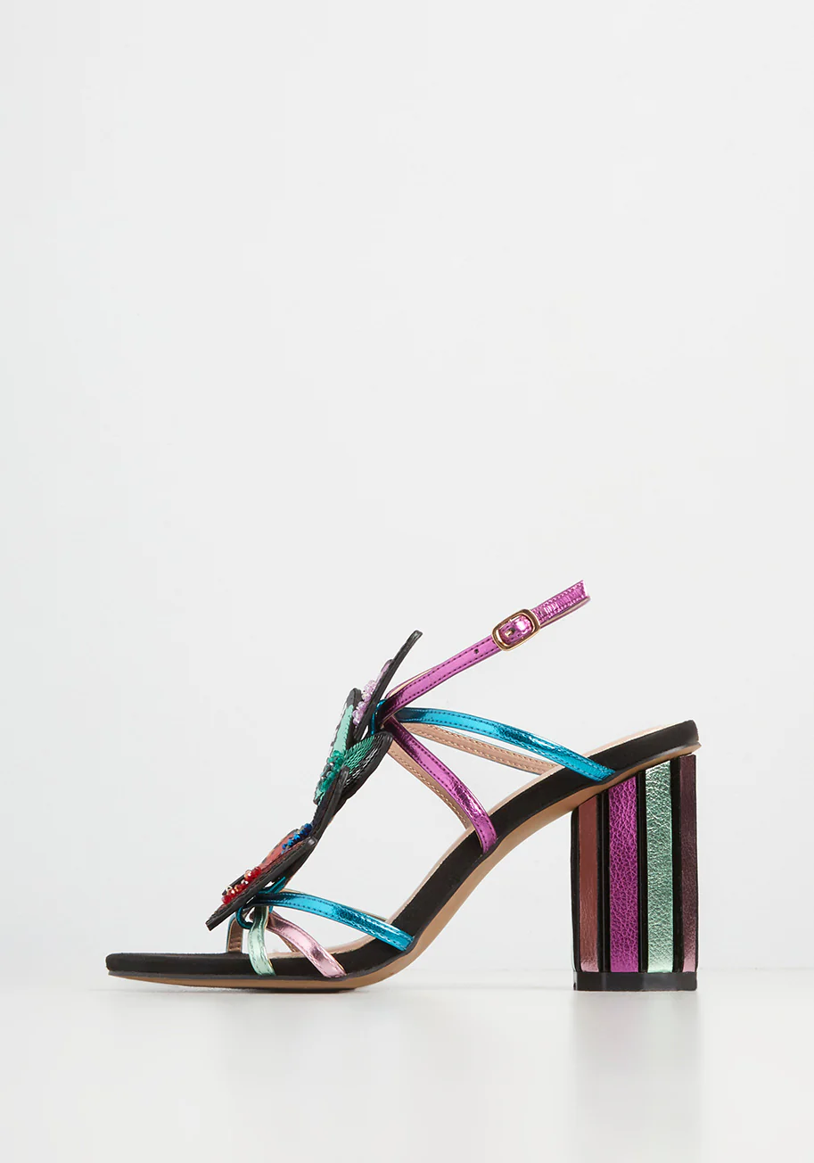 On Butterfly Lane Heeled Sandal - Olabens