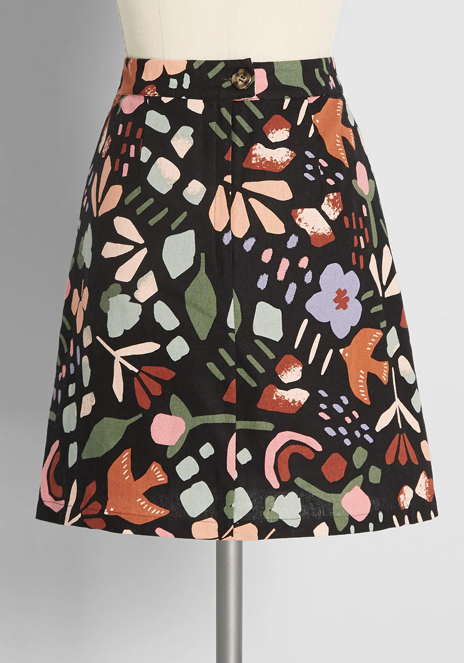 Playful Prisms Mini Skirt - Olabens