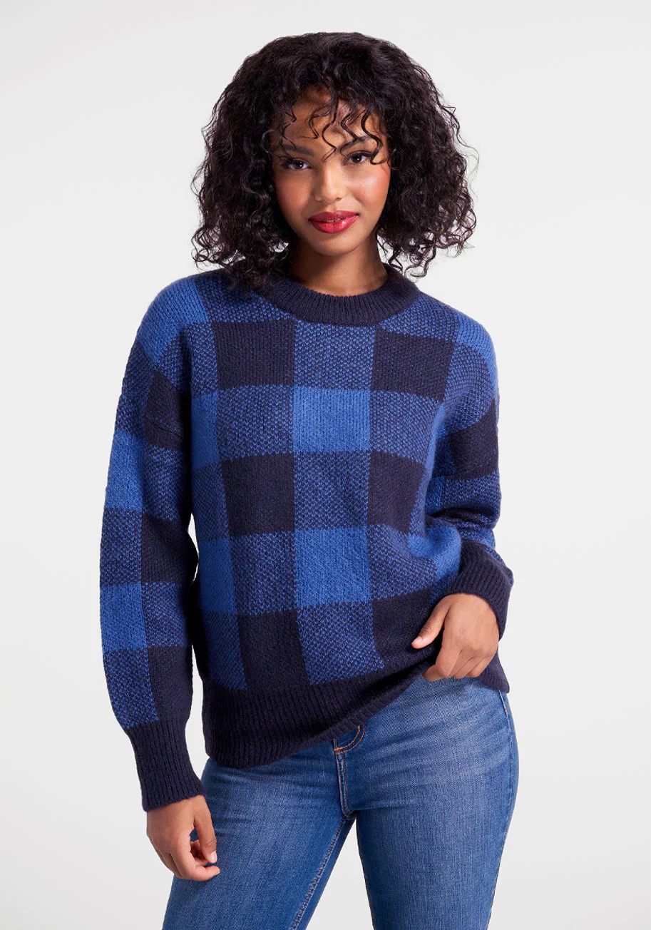 Check Magnet Sweater - Olabens