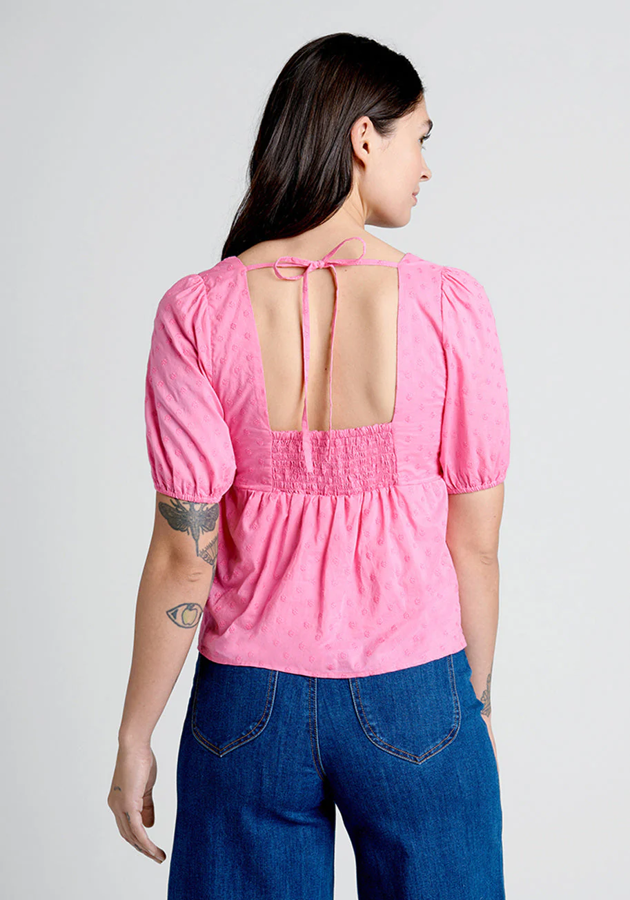 Farming Daisies Babydoll Top - Olabens