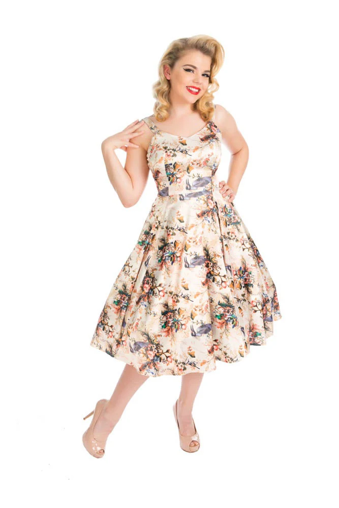 Enchanted Garden Swing Dress - Olabens