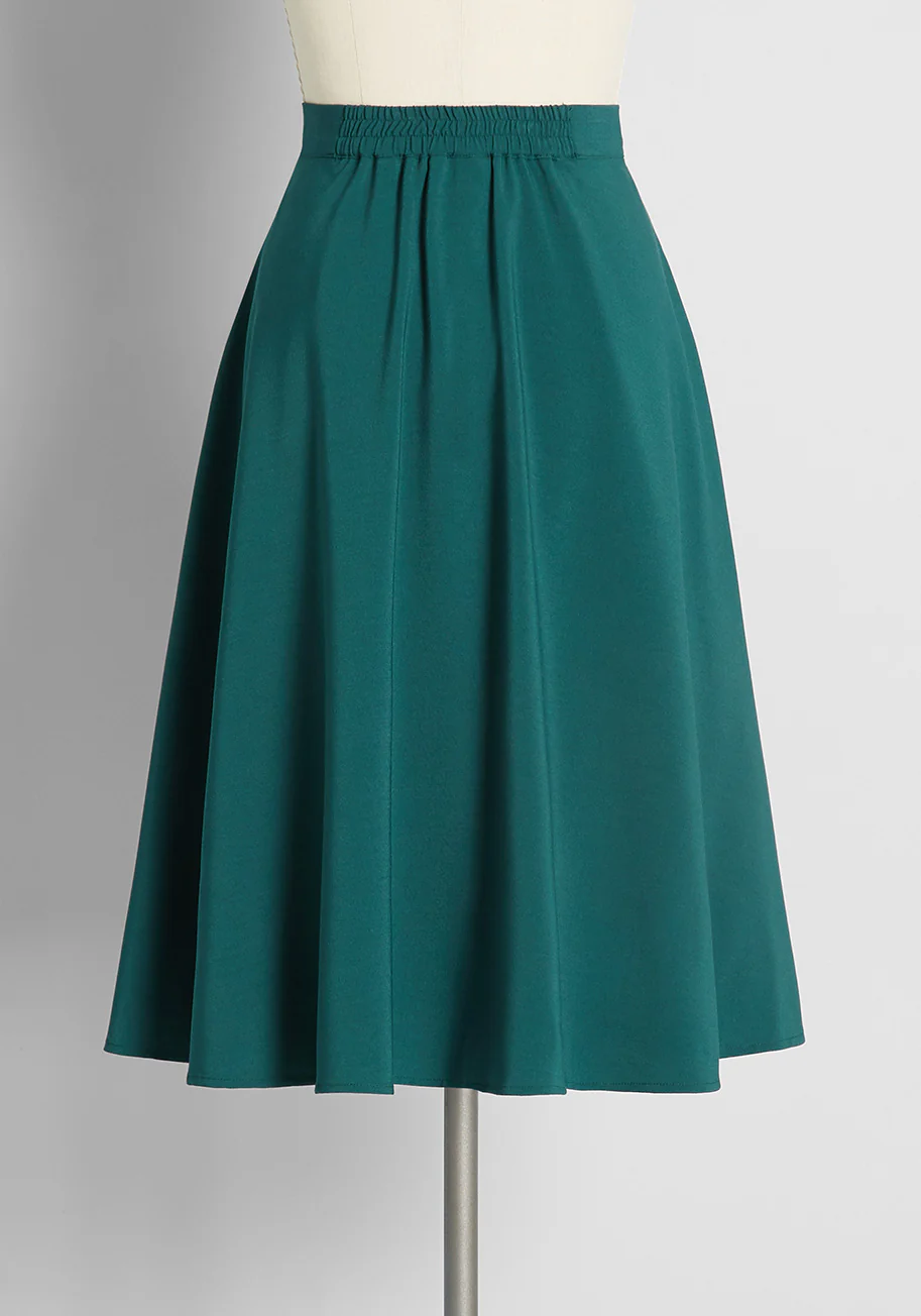 Just This Sway A-Line Skirt - Olabens