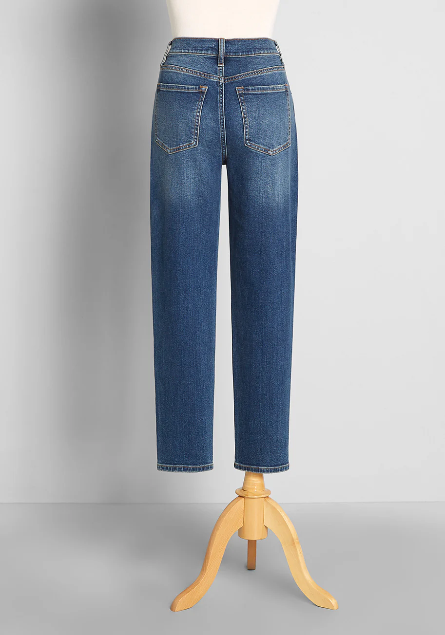 Gotta Have My Go-To Straight-Leg Jeans - Olabens