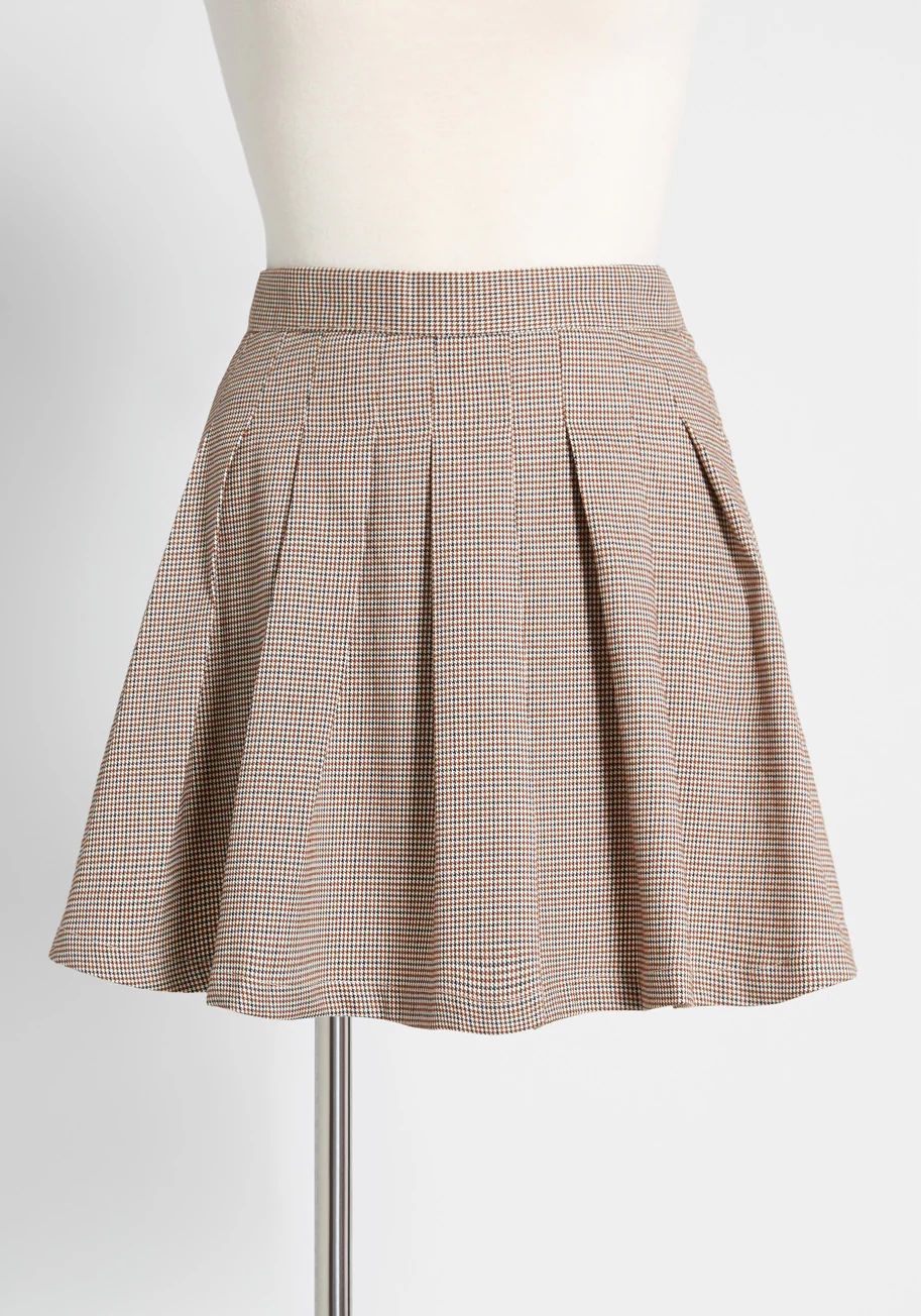 So Pleat to Meet You Skirt - Olabens