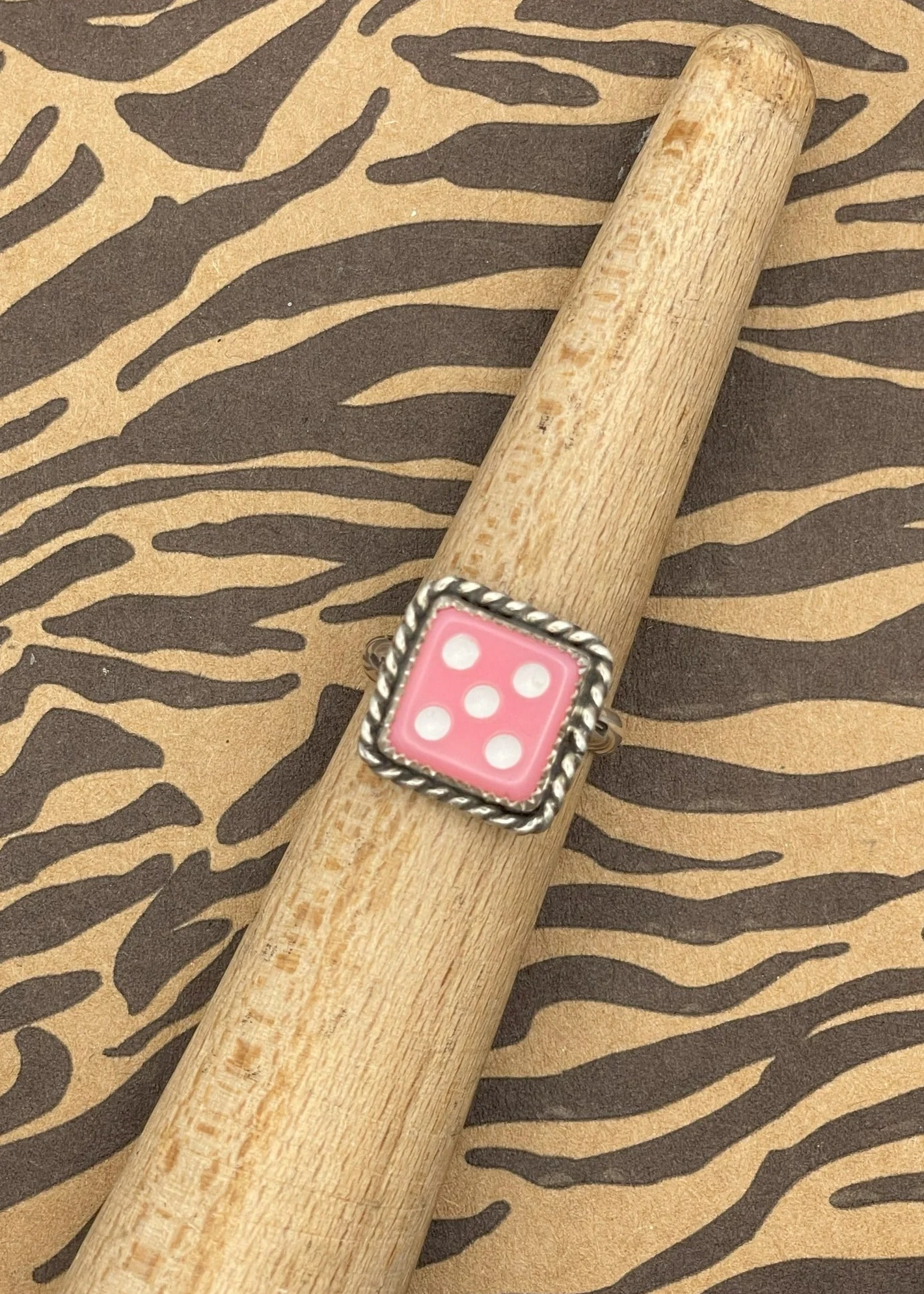 Sterling Silver Dice Ring - Olabens