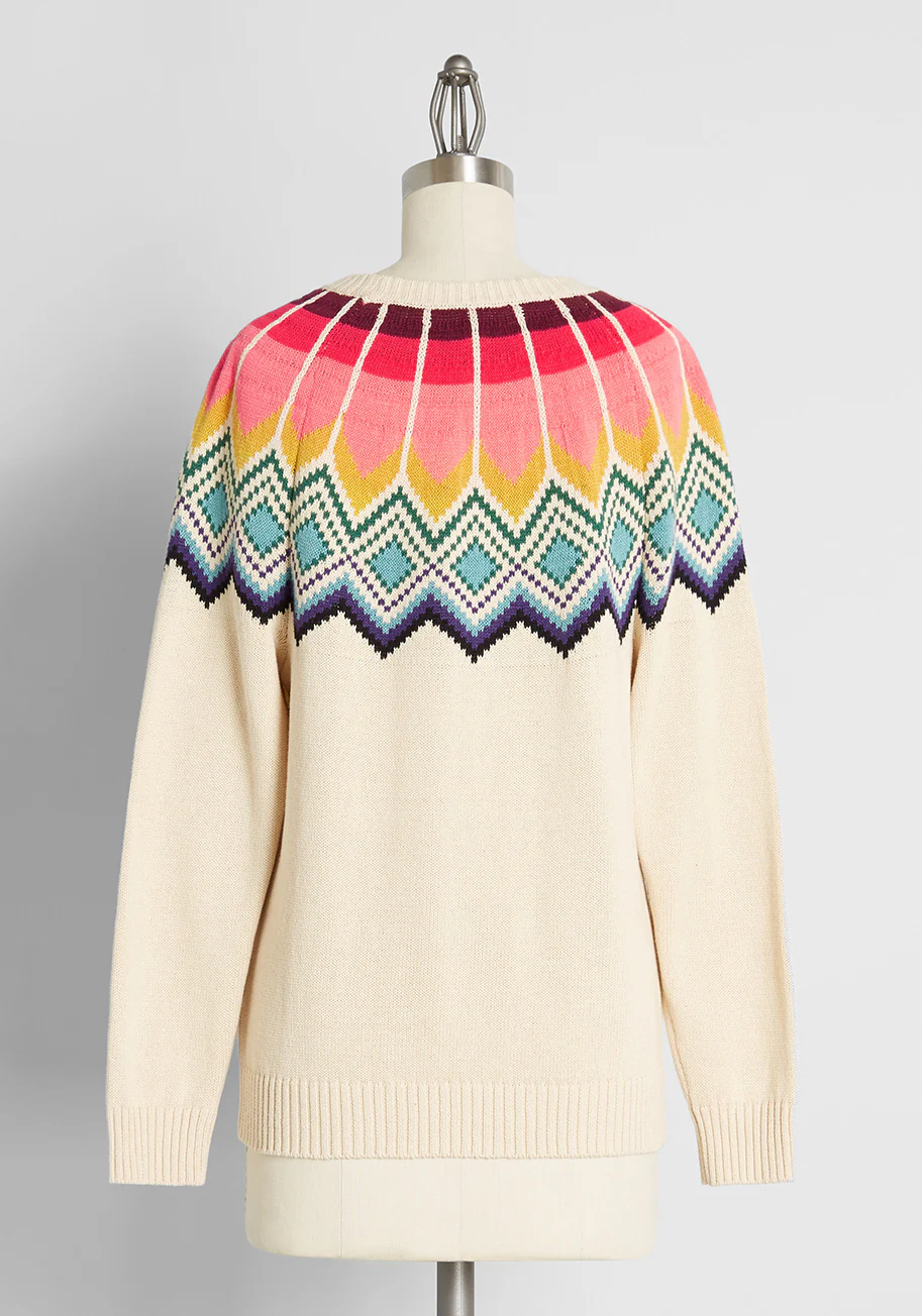 Baby Don't 'Herd' Me Fair Isle Sweater - Olabens