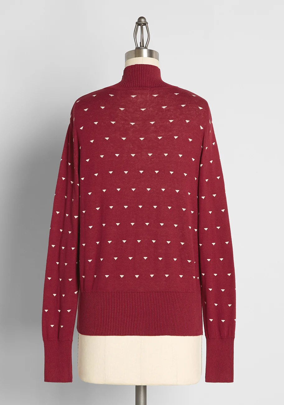 Sweet Scotty Dog Fair Isle Sweater - Olabens