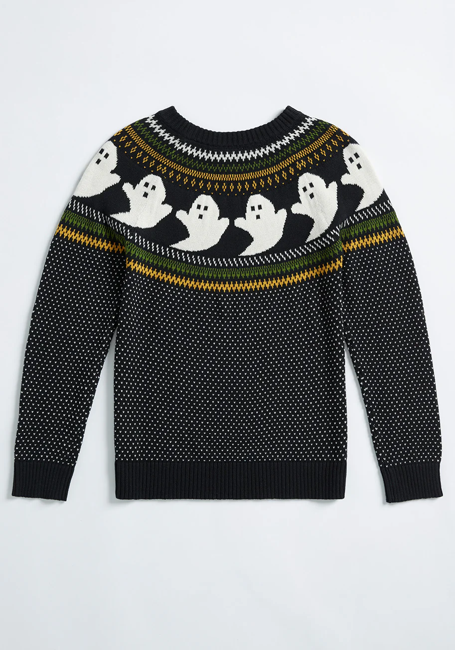 However It Ghosts Fair Isle Pullover - Olabens