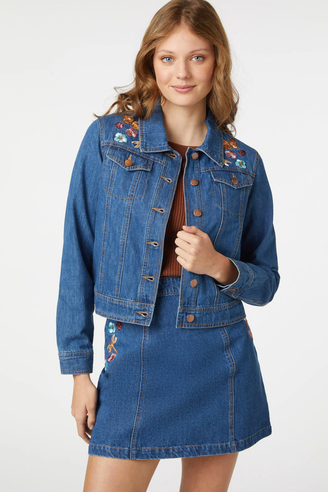 Flora Embroidered Jacket - Olabens