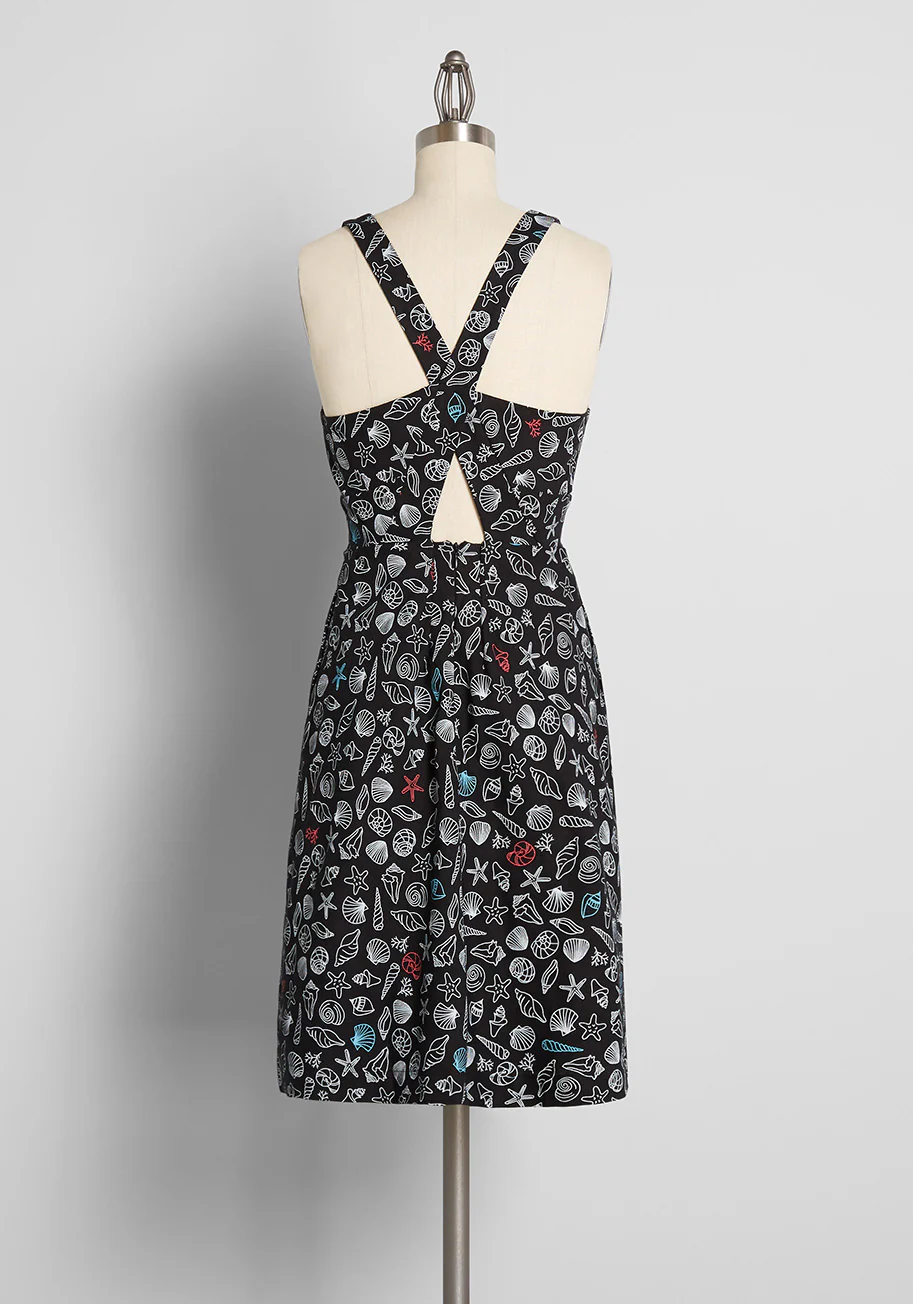 Seashore Spectacular Fit and Flare Dress - Olabens