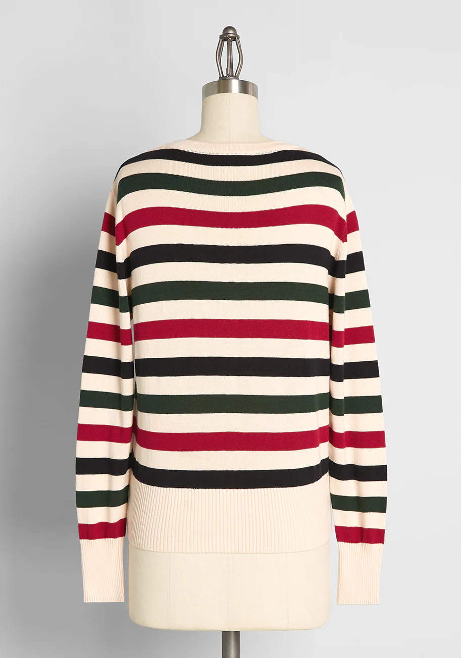 Of A Different Stripe Cardigan - Olabens